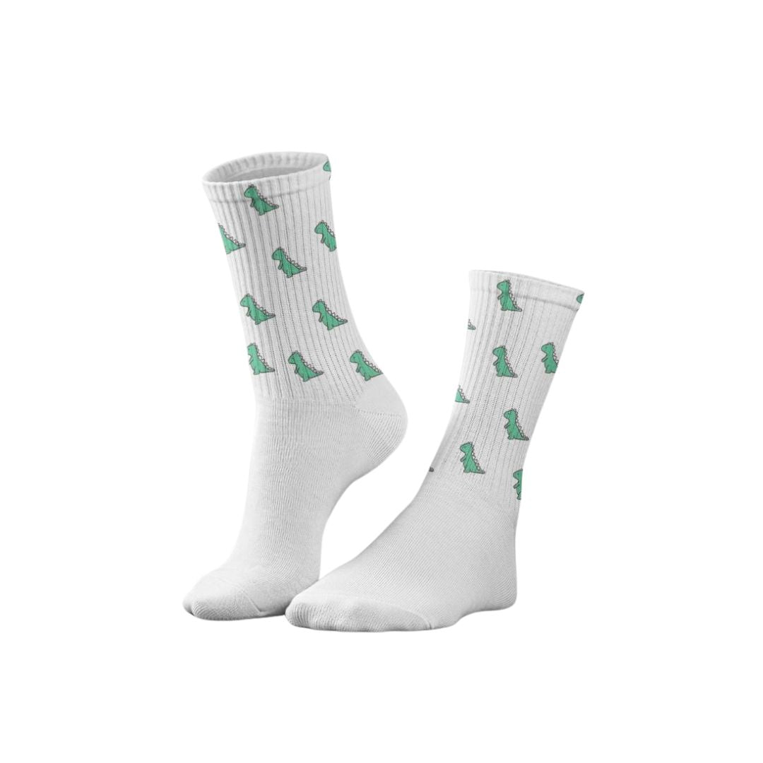 Dino Doodles Crew Socks