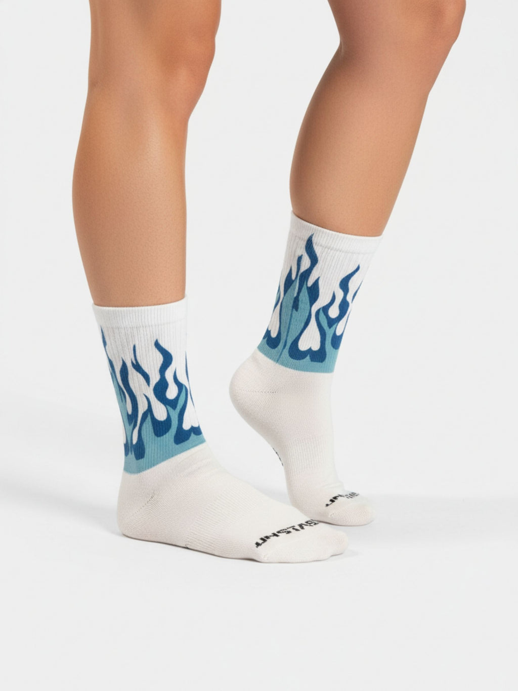 Aqua Blaze Crew Socks