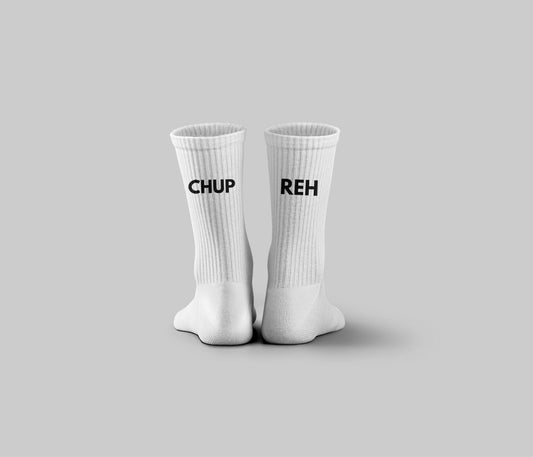 Chup reh quote socks from savage collection unstable socks