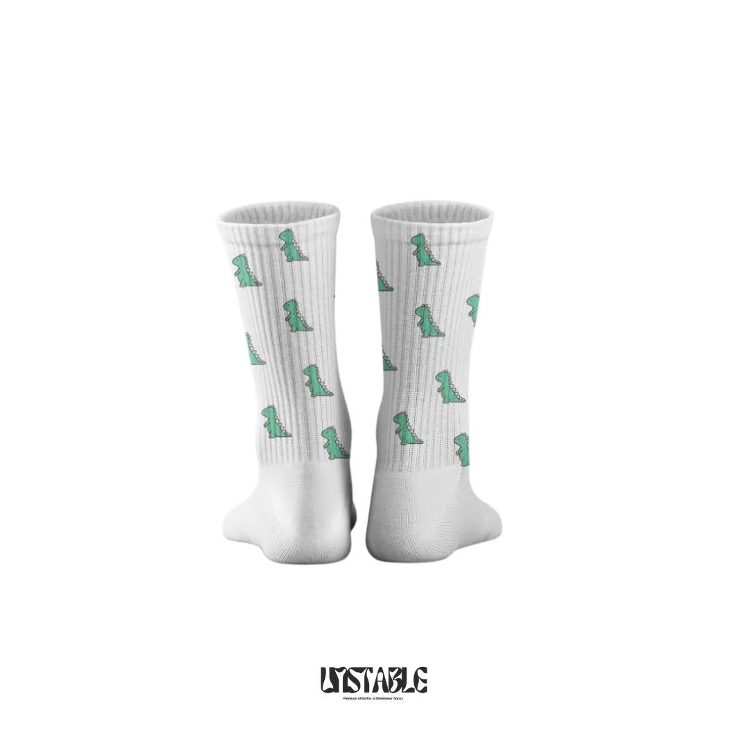 Dino Doodles Crew Socks