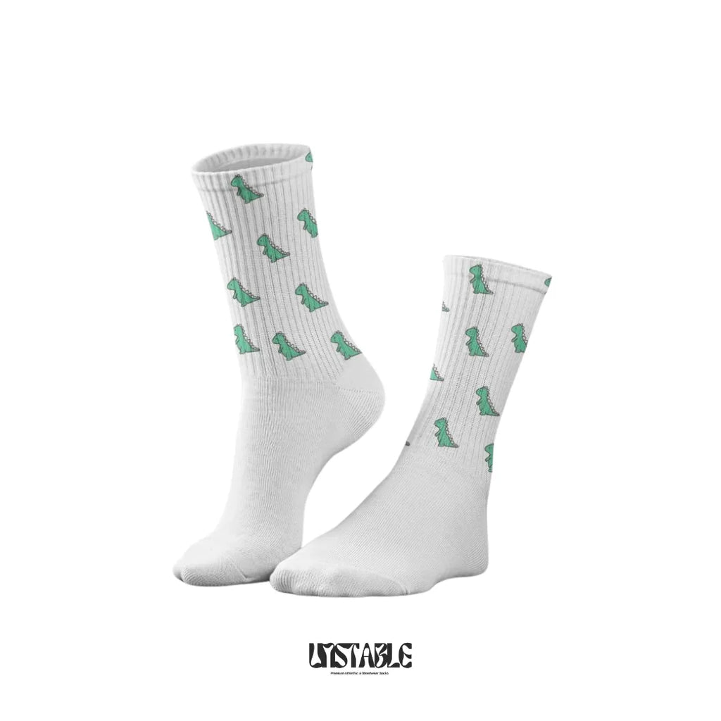Dino Doodles Crew Socks