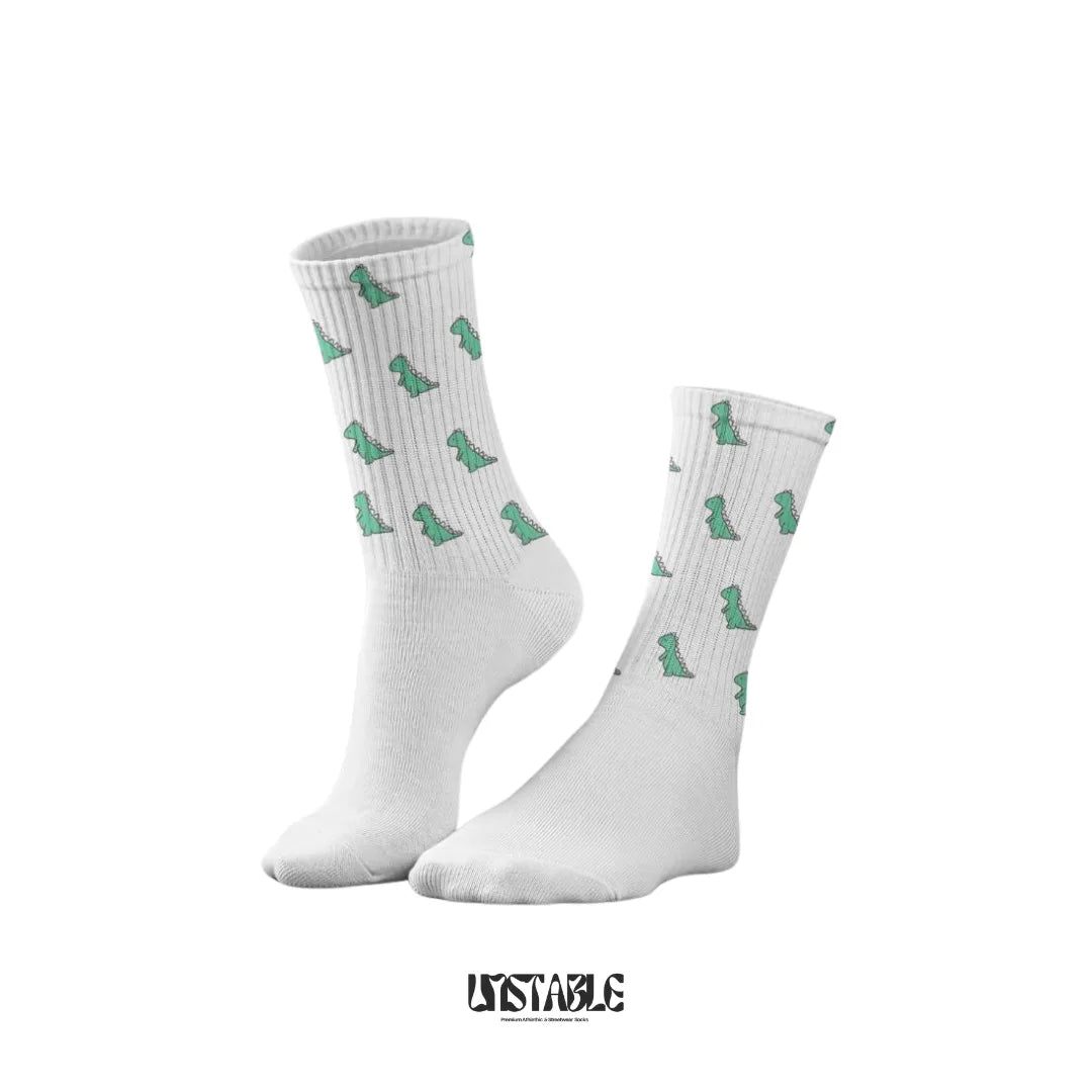 Dino Doodles Crew Socks