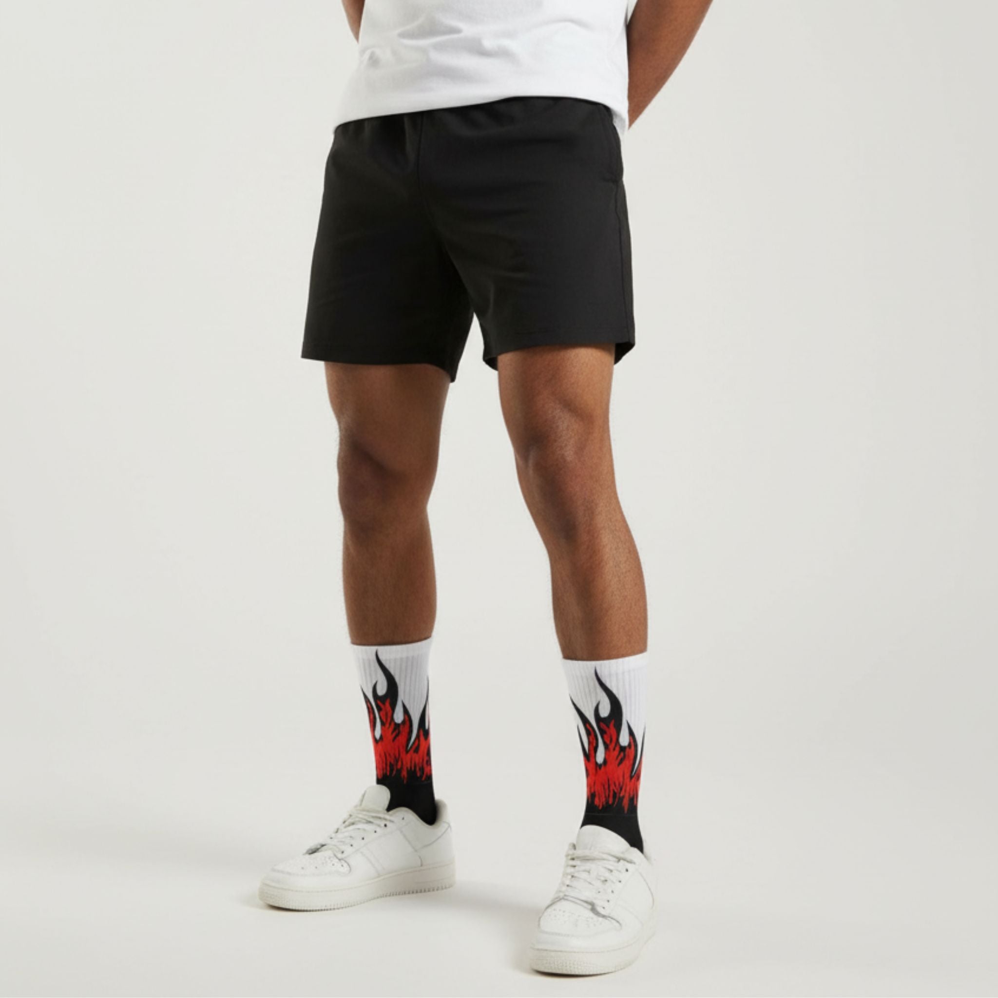 Frozen Flames Crew Socks