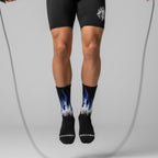 Nebulla Blue Crew Socks