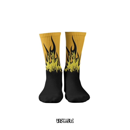 Solar Flames Crew Socks