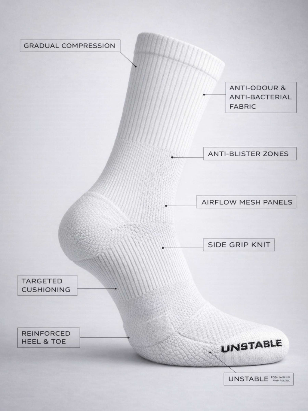 Blaze Away Crew Socks