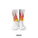 Vintage Flames Crew Socks