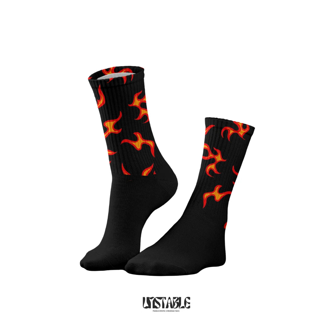Naruto Black Blaze Crew socks