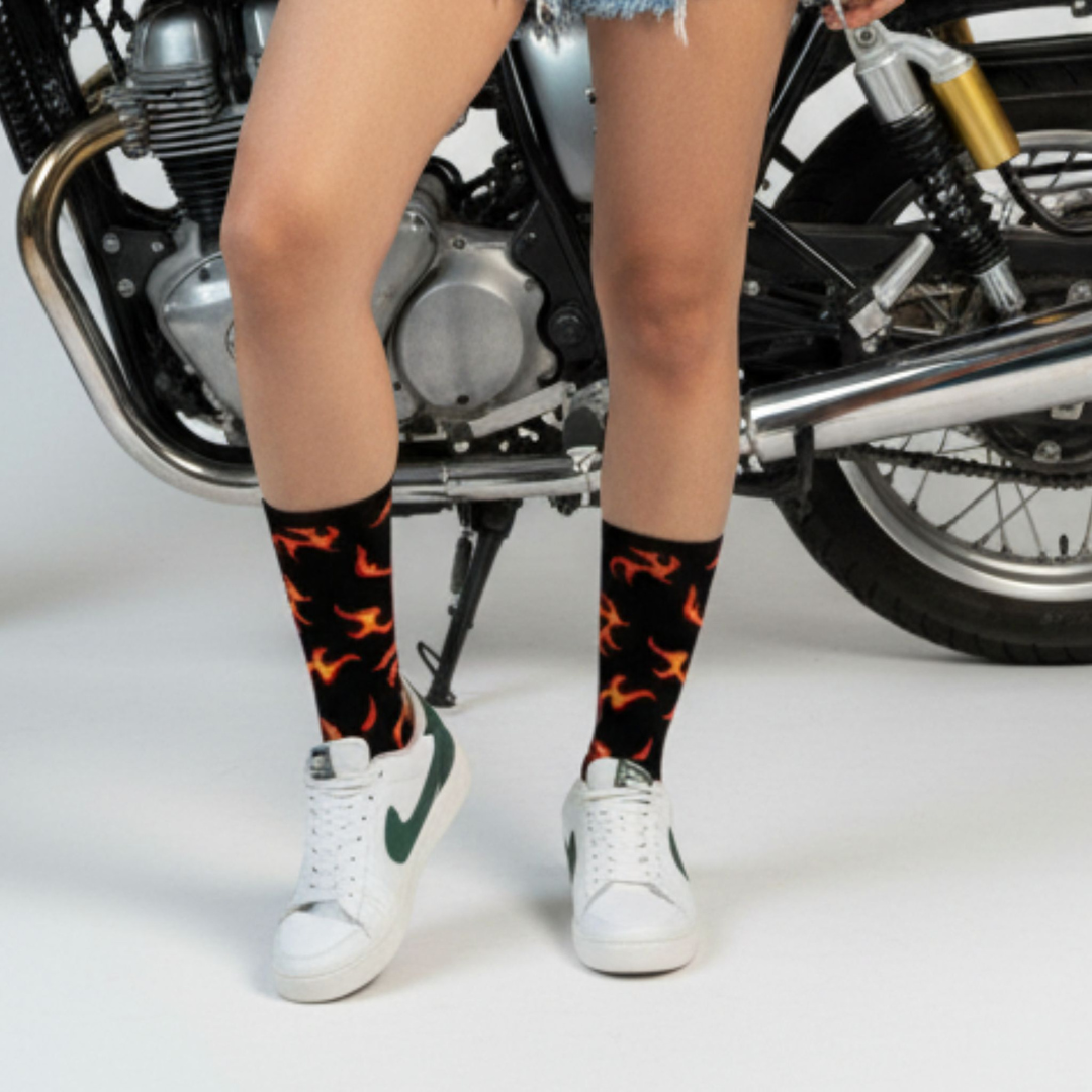 Naruto Black Blaze Crew socks