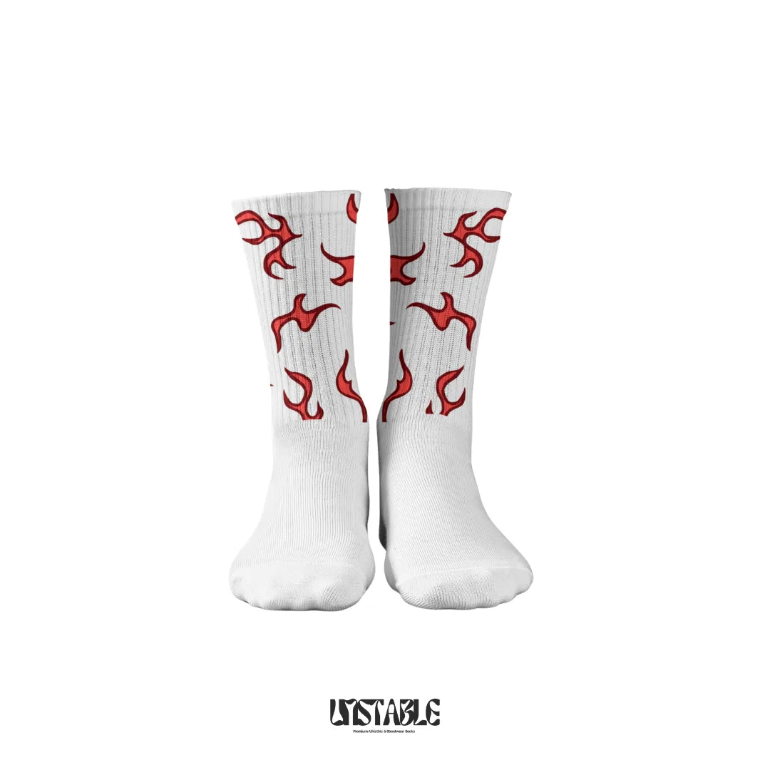Naruto White Blaze Crew Socks