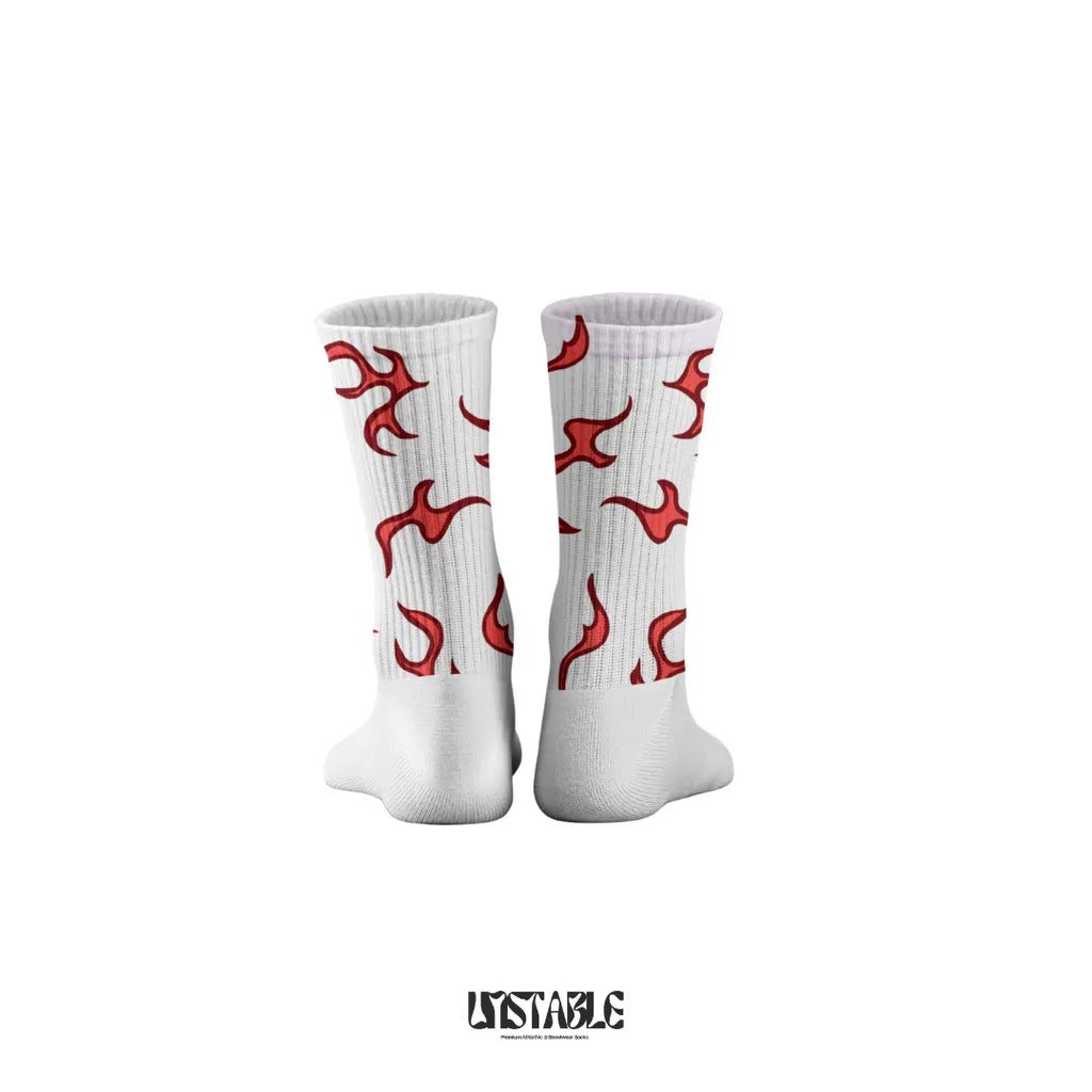 Naruto White Blaze Crew Socks