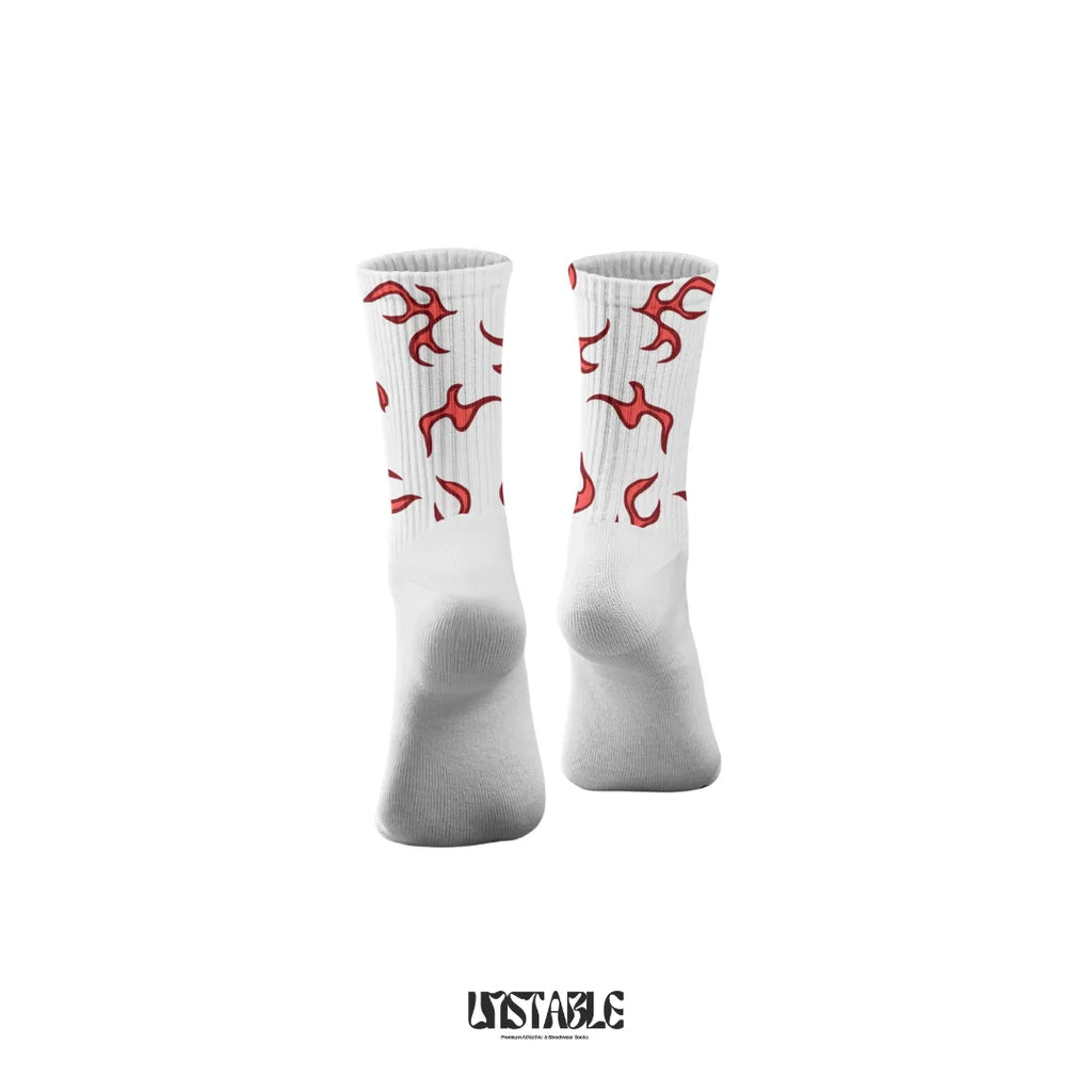 Naruto White Blaze Crew Socks