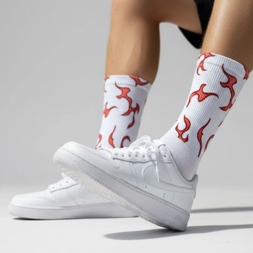 Naruto White Blaze Crew Socks