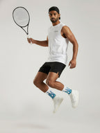 Aqua Blaze Crew Socks