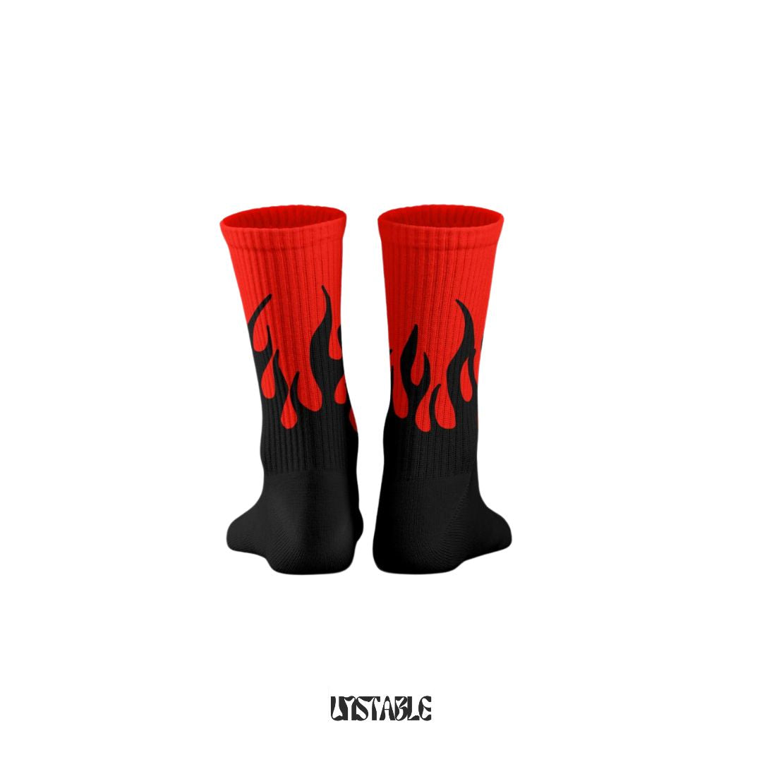 Blaze Away Crew Socks
