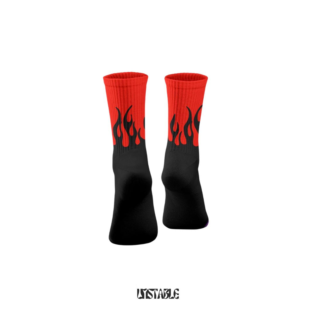 Blaze Away Crew Socks