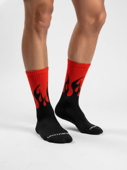 Blaze Away Crew Socks