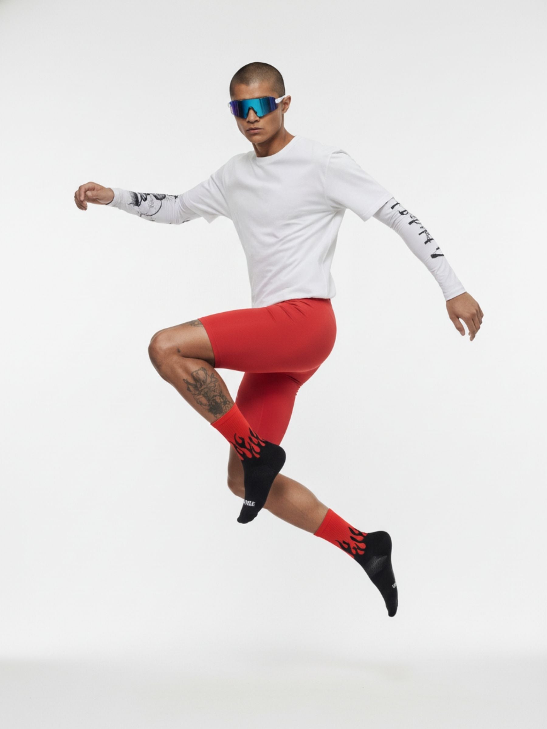 Blaze Away Crew Socks