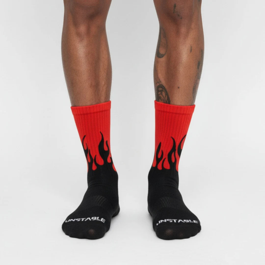 Blaze Away Crew Socks
