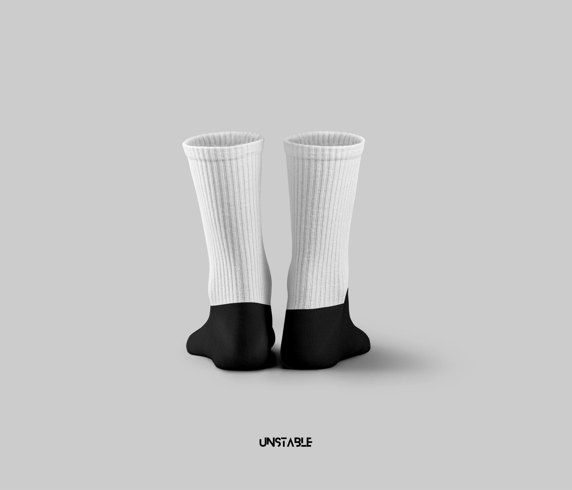 Unstable Classic Black Training Crew Socks