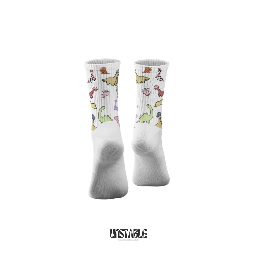 Cute Crew Socks – Dino Squad