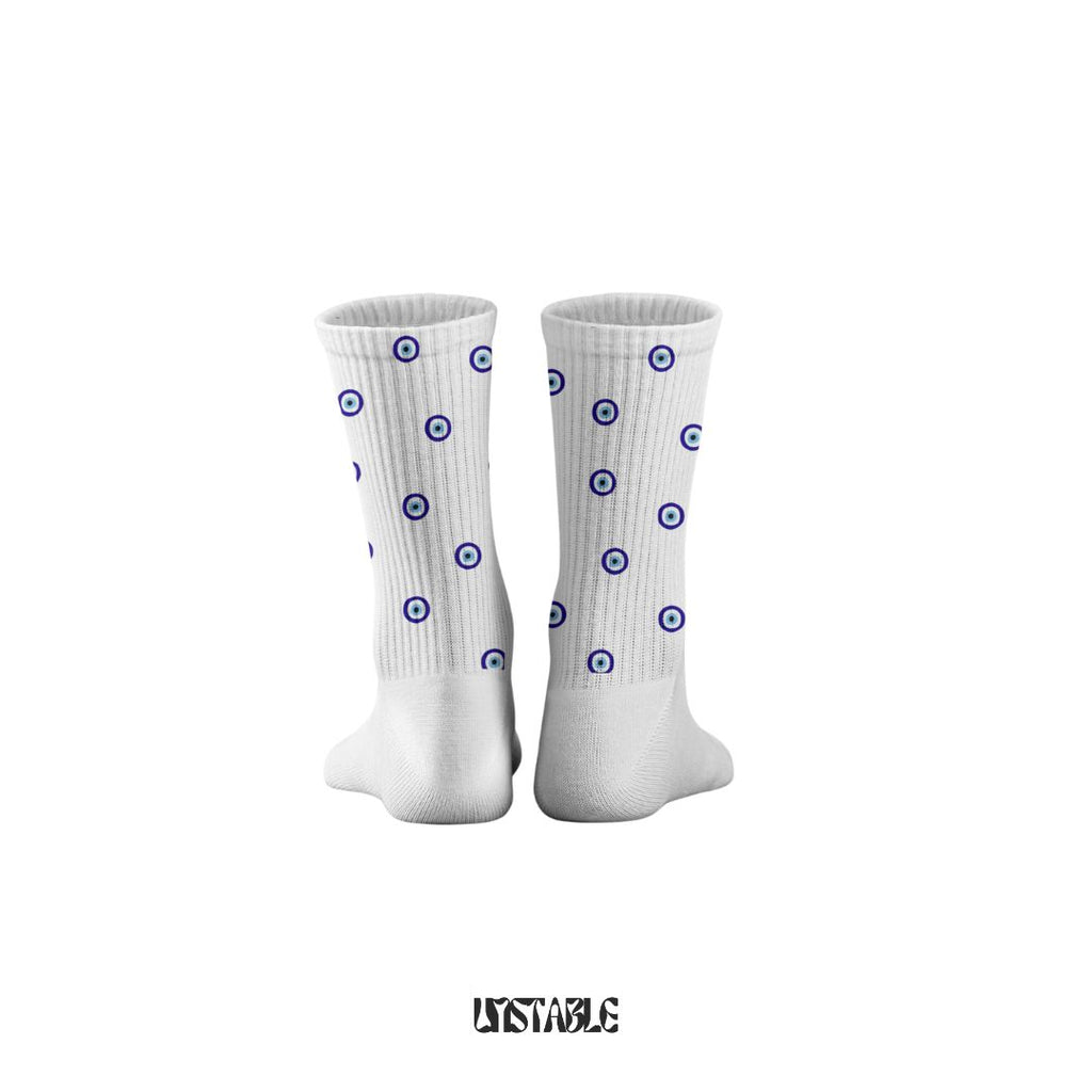 Elusive Evil Eye Crew Socks