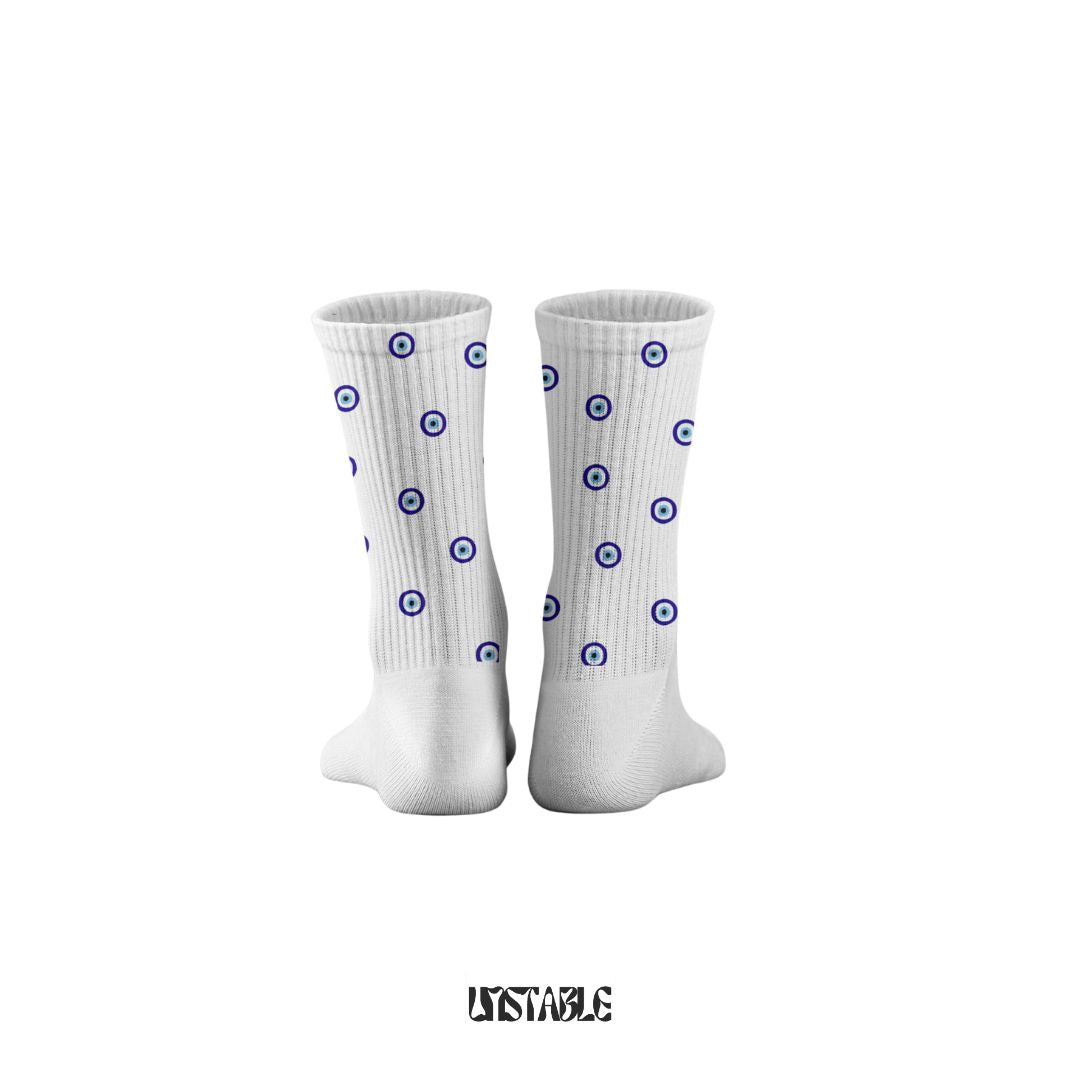 Elusive Evil Eye Crew Socks
