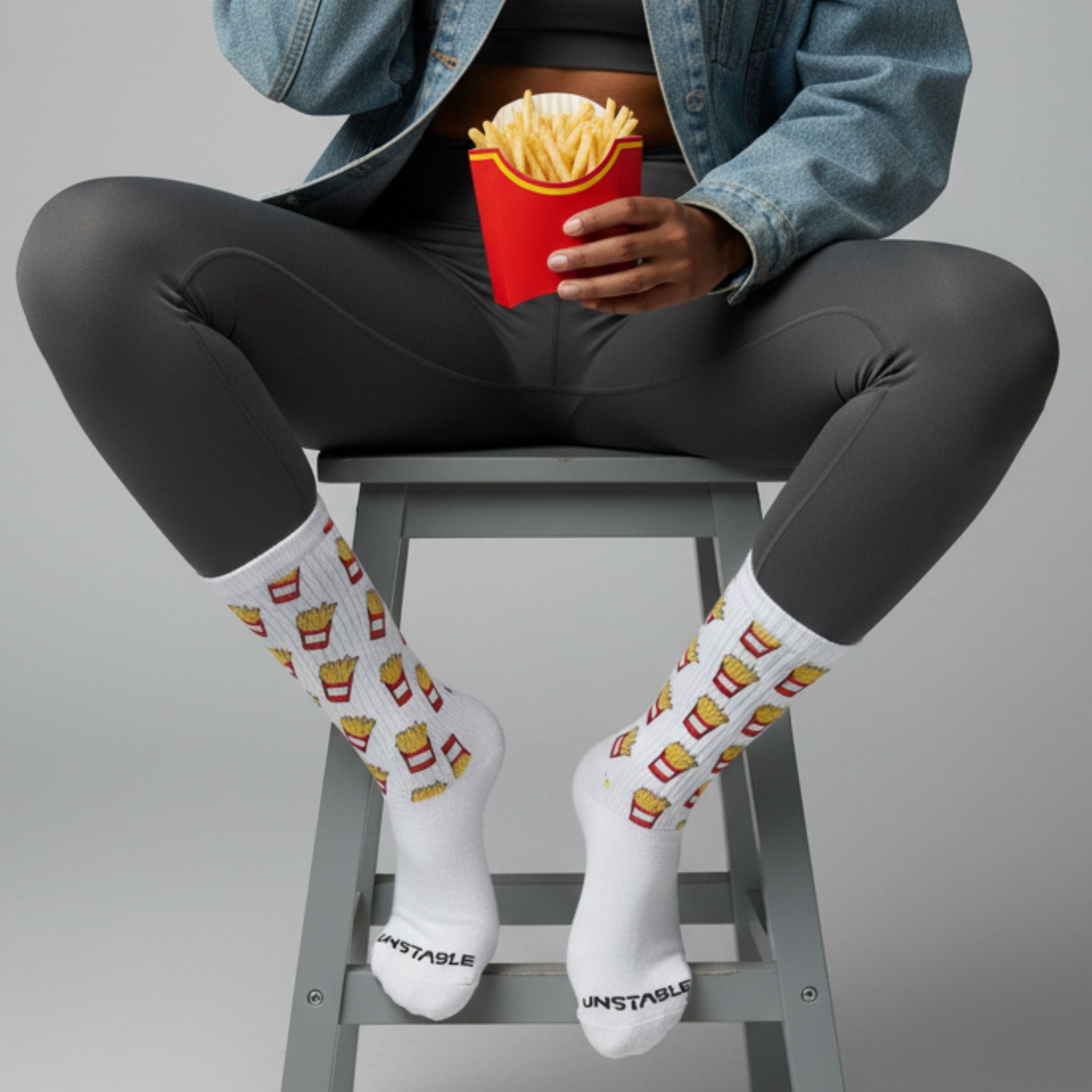 Fry-a-holic Crew Socks