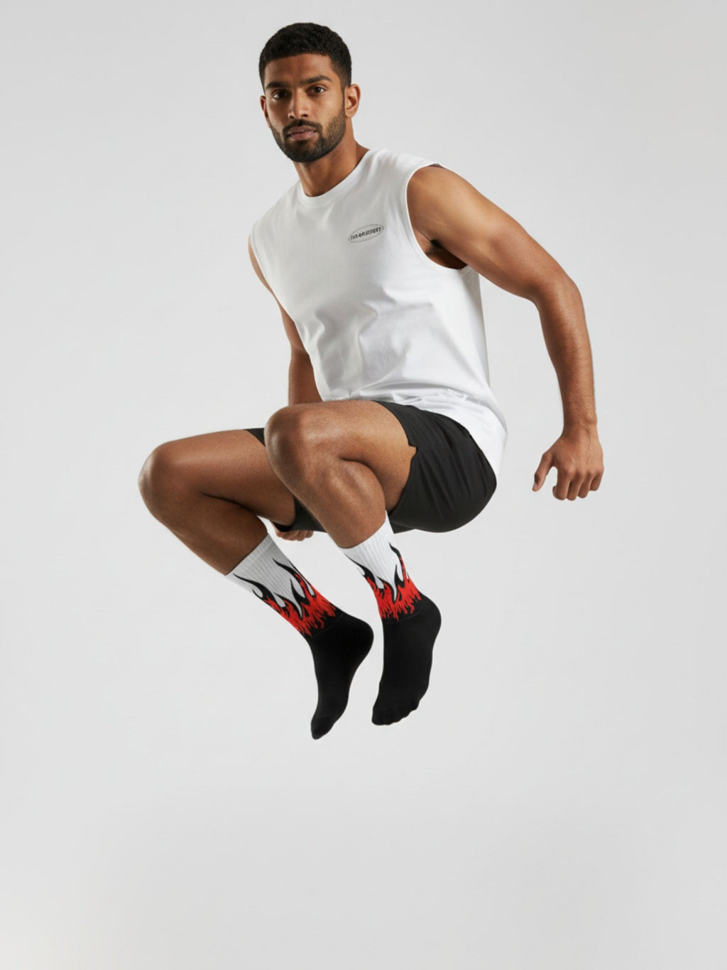 Frozen Flames Crew Socks