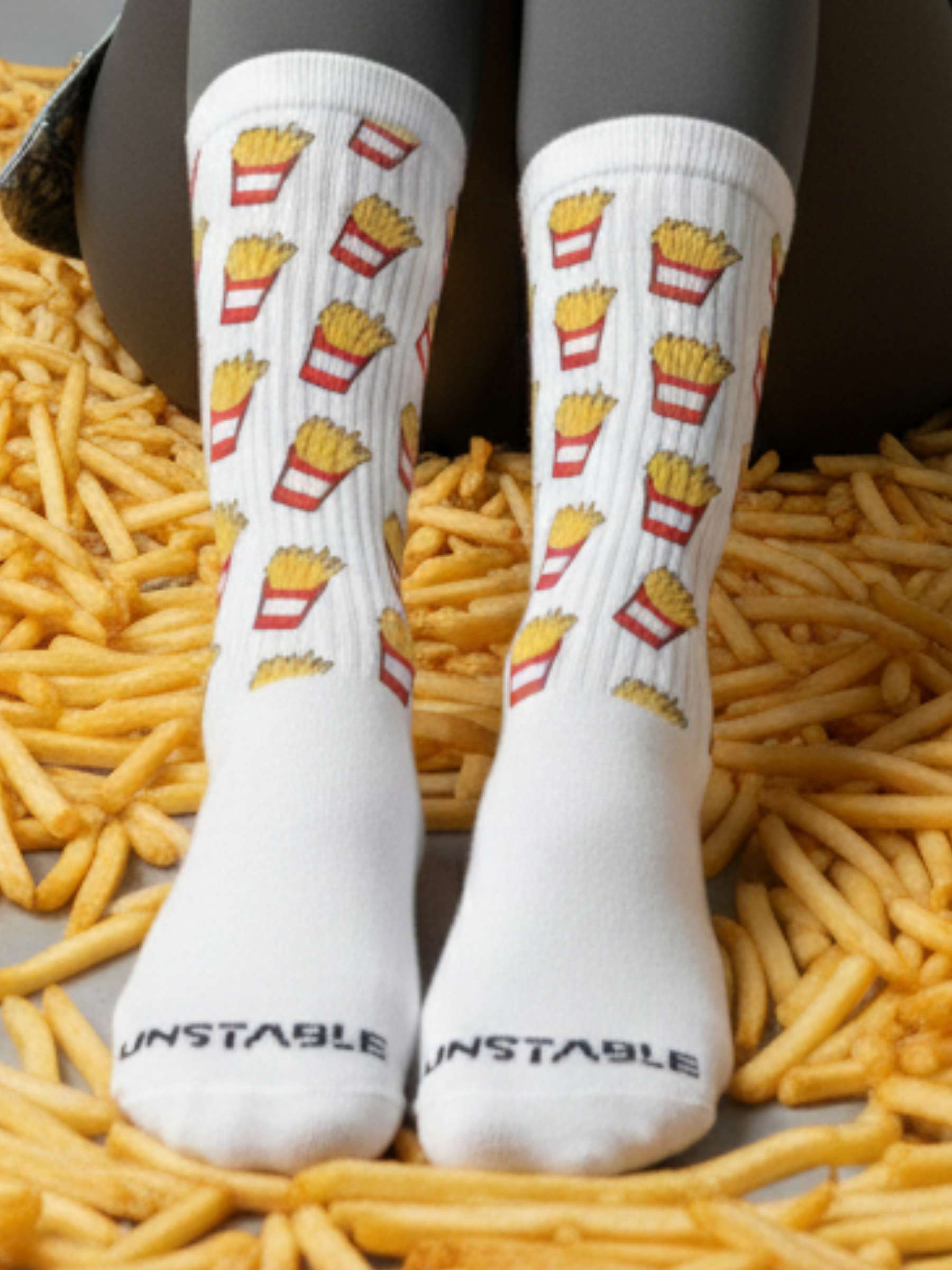 Fry-a-holic Crew Socks