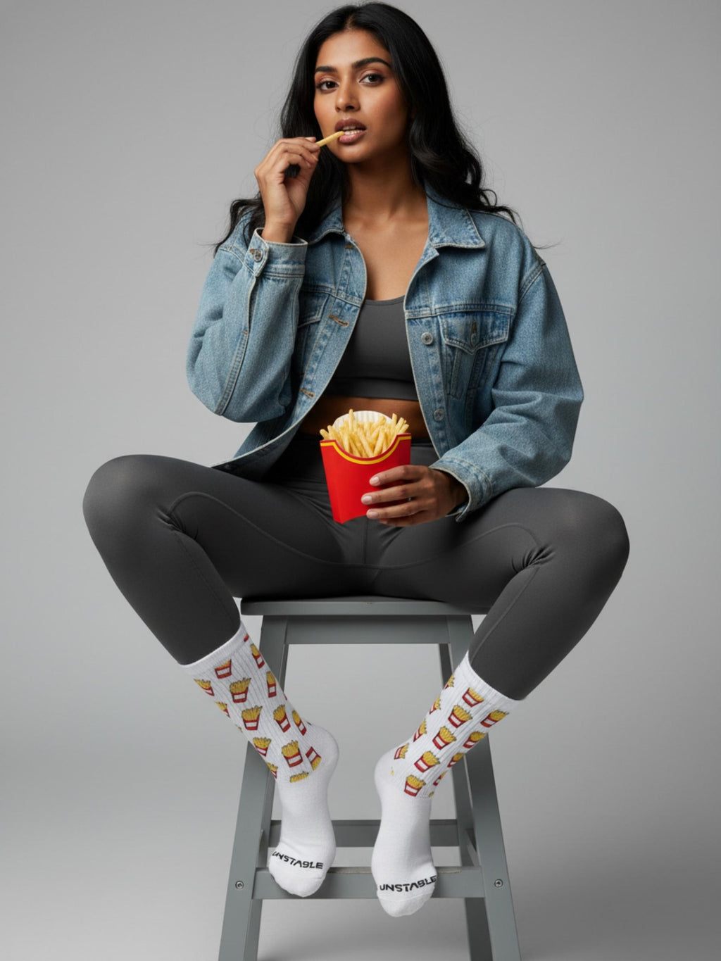 Fry-a-holic Crew Socks
