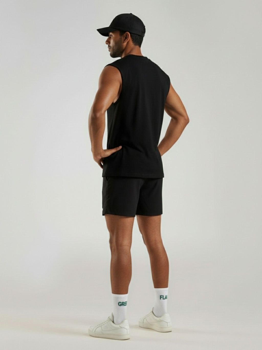 Green Flag Crew Socks