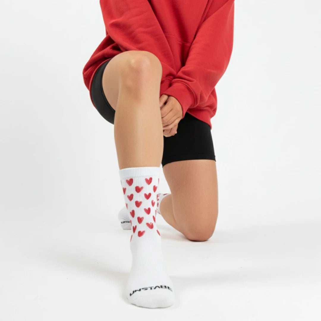 Heart Throb Crew Socks