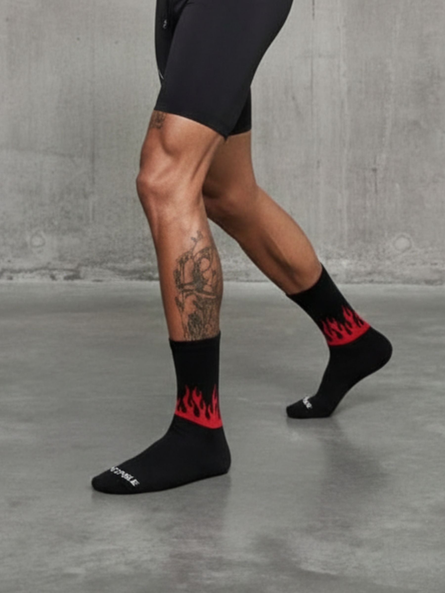 Inferno Flames Crew Socks