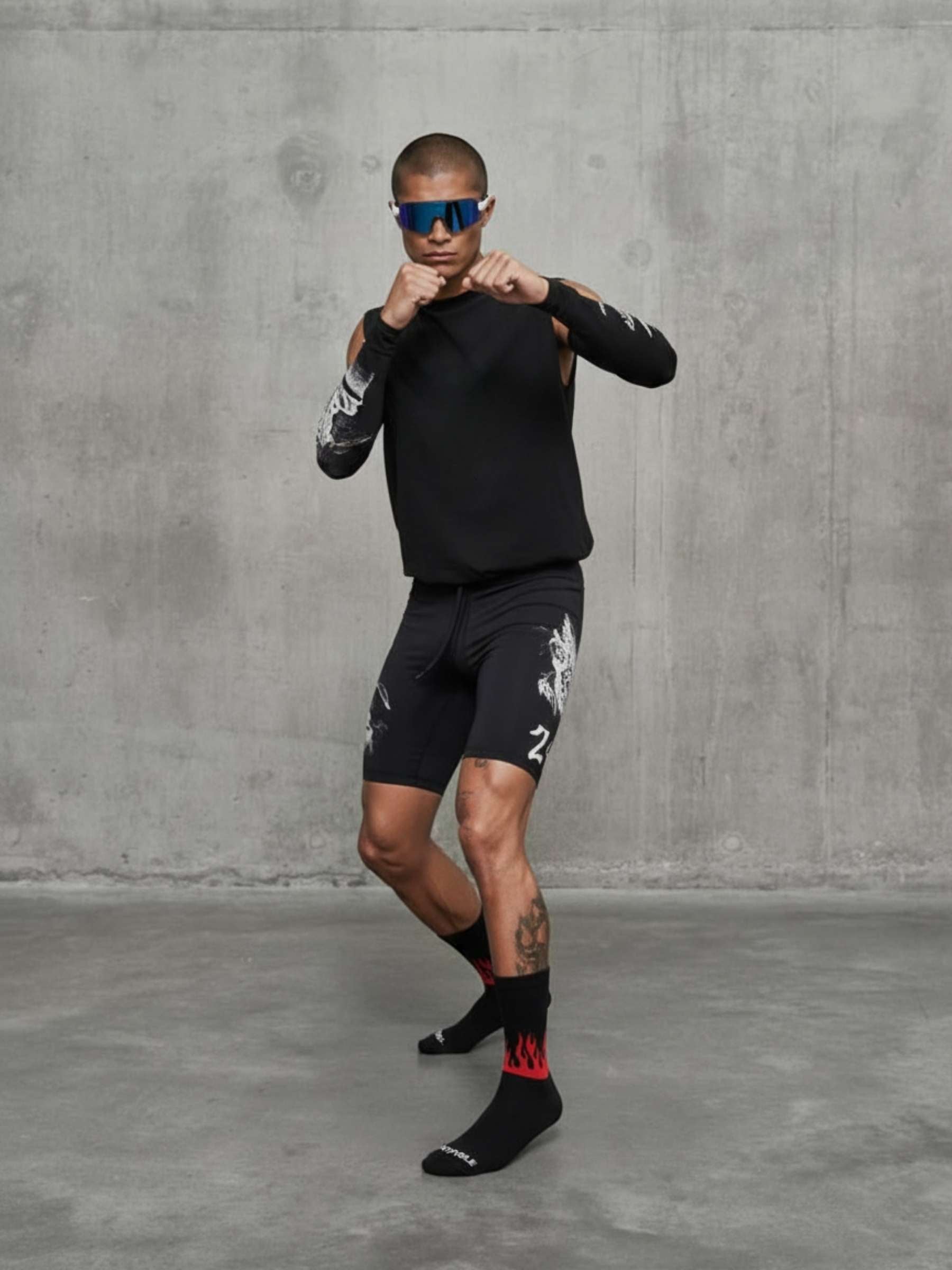 Inferno Flames Crew Socks