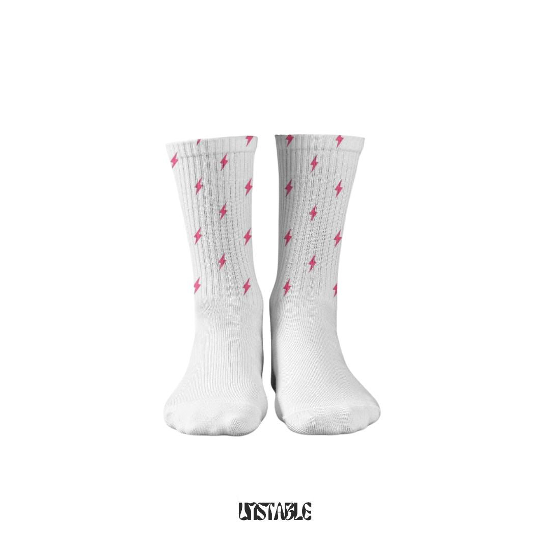 Lightning Love Crew Socks