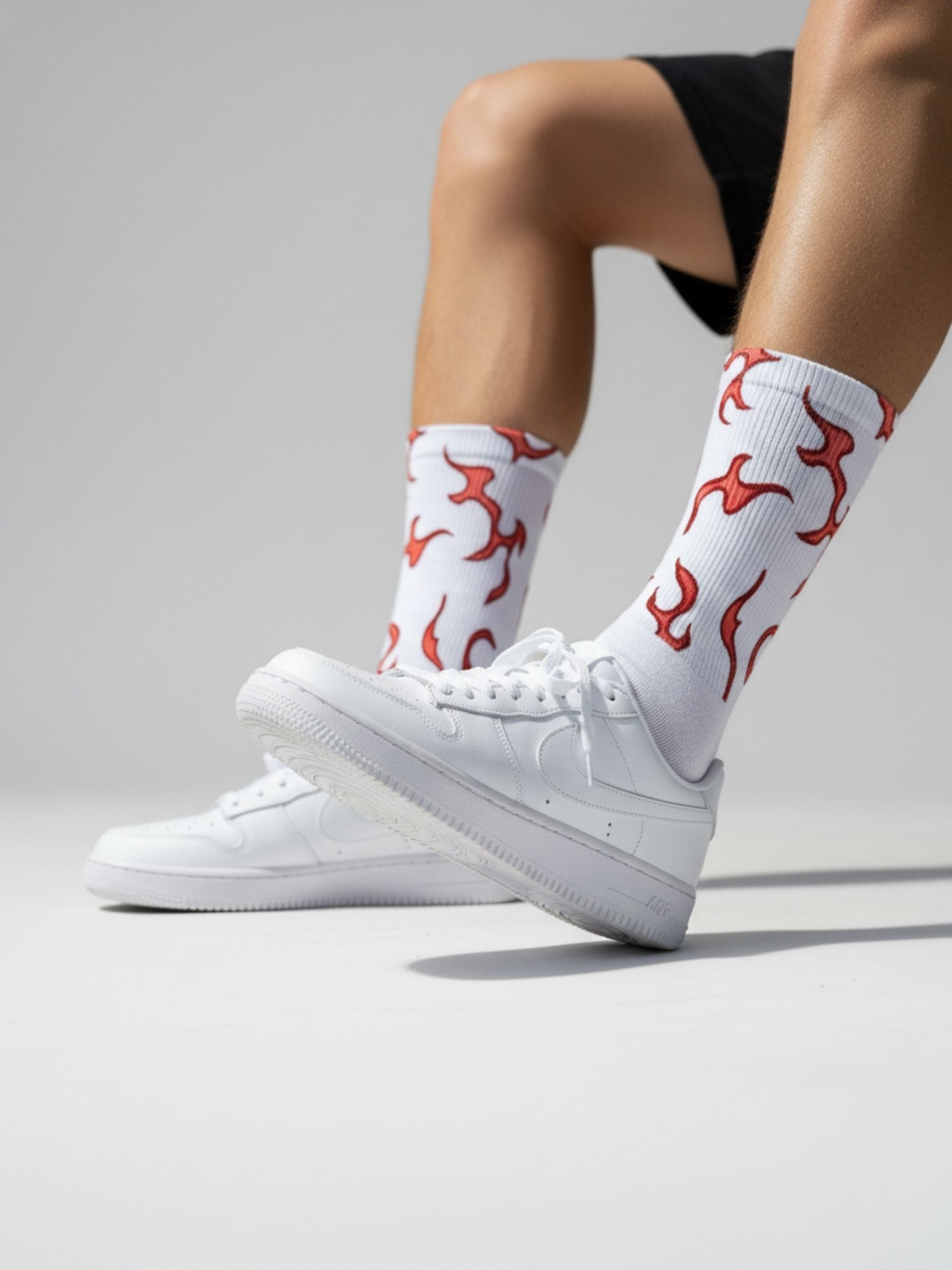 Naruto White Blaze Crew Socks