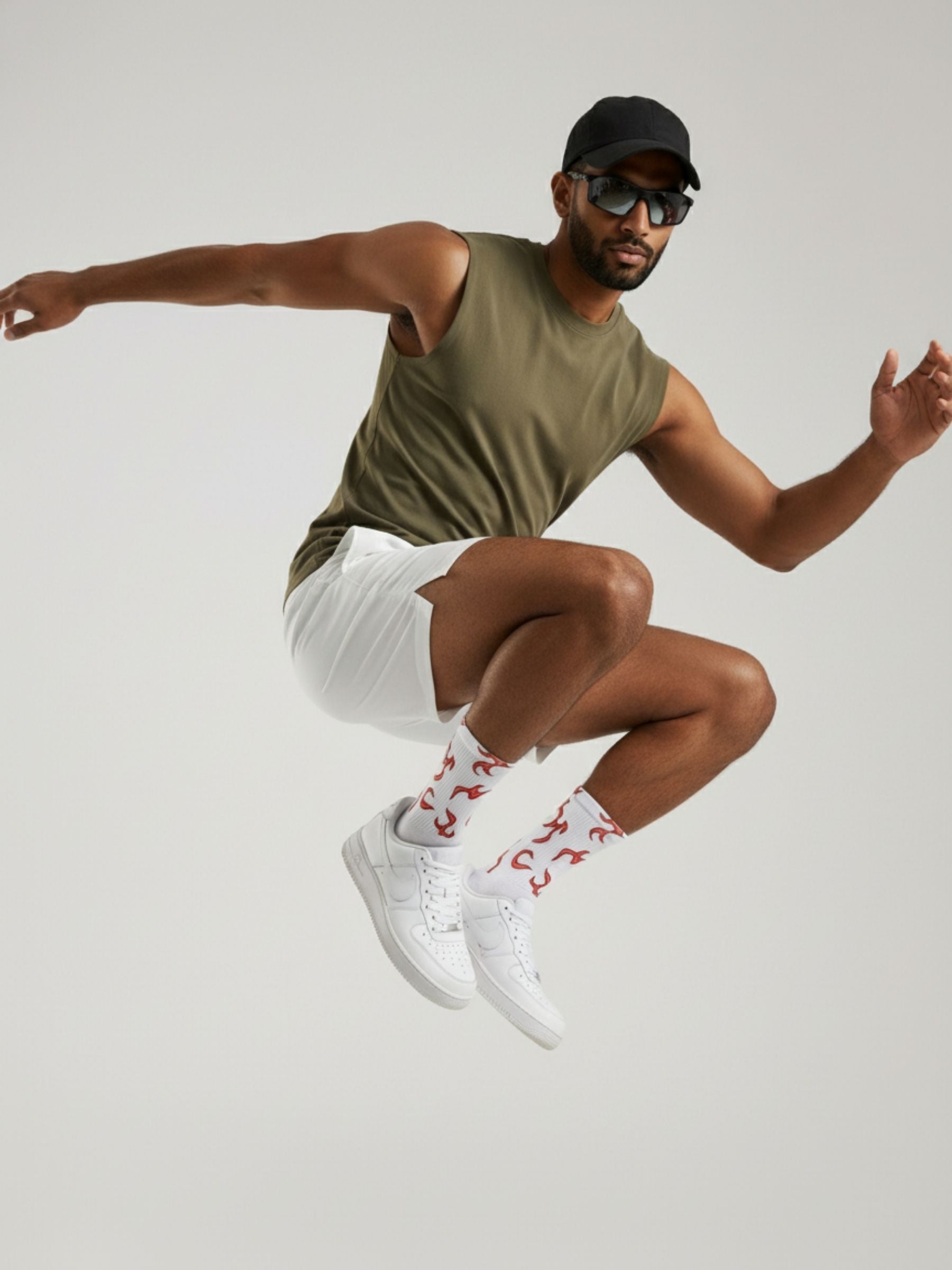 Naruto White Blaze Crew Socks