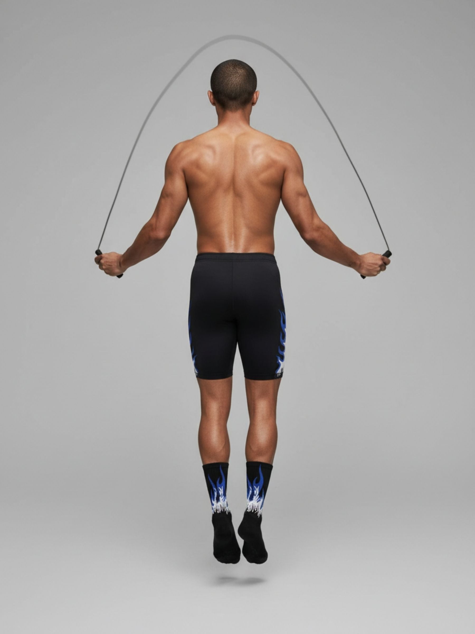 Nebulla Blue Crew Socks