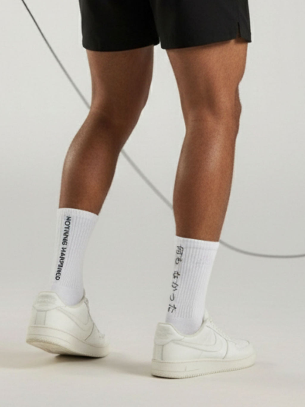 Nothing Happened Crew Socks