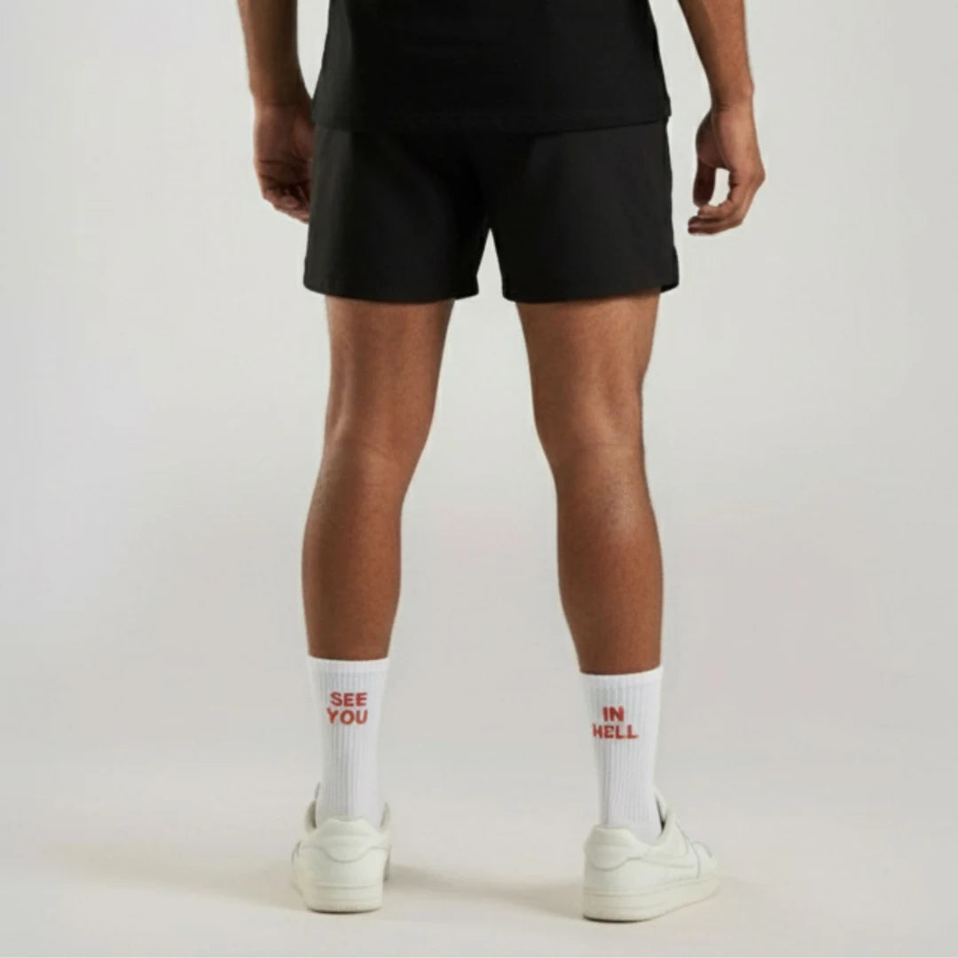 See You In Hell Crew Socks