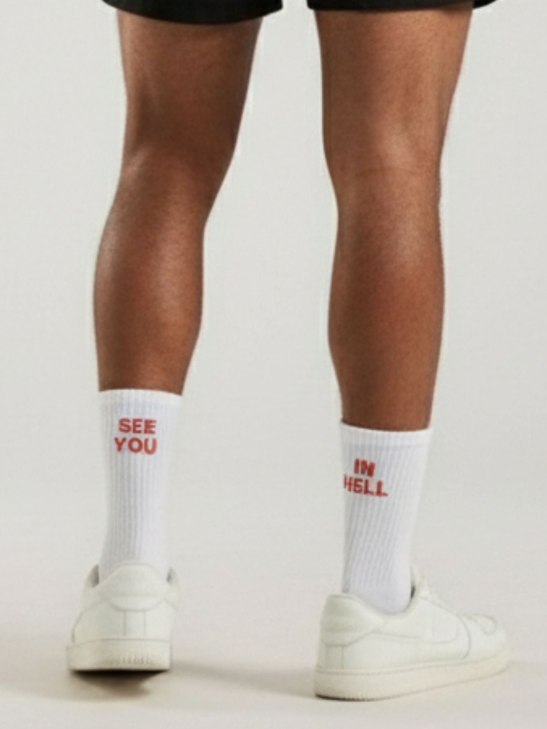 See You In Hell Crew Socks