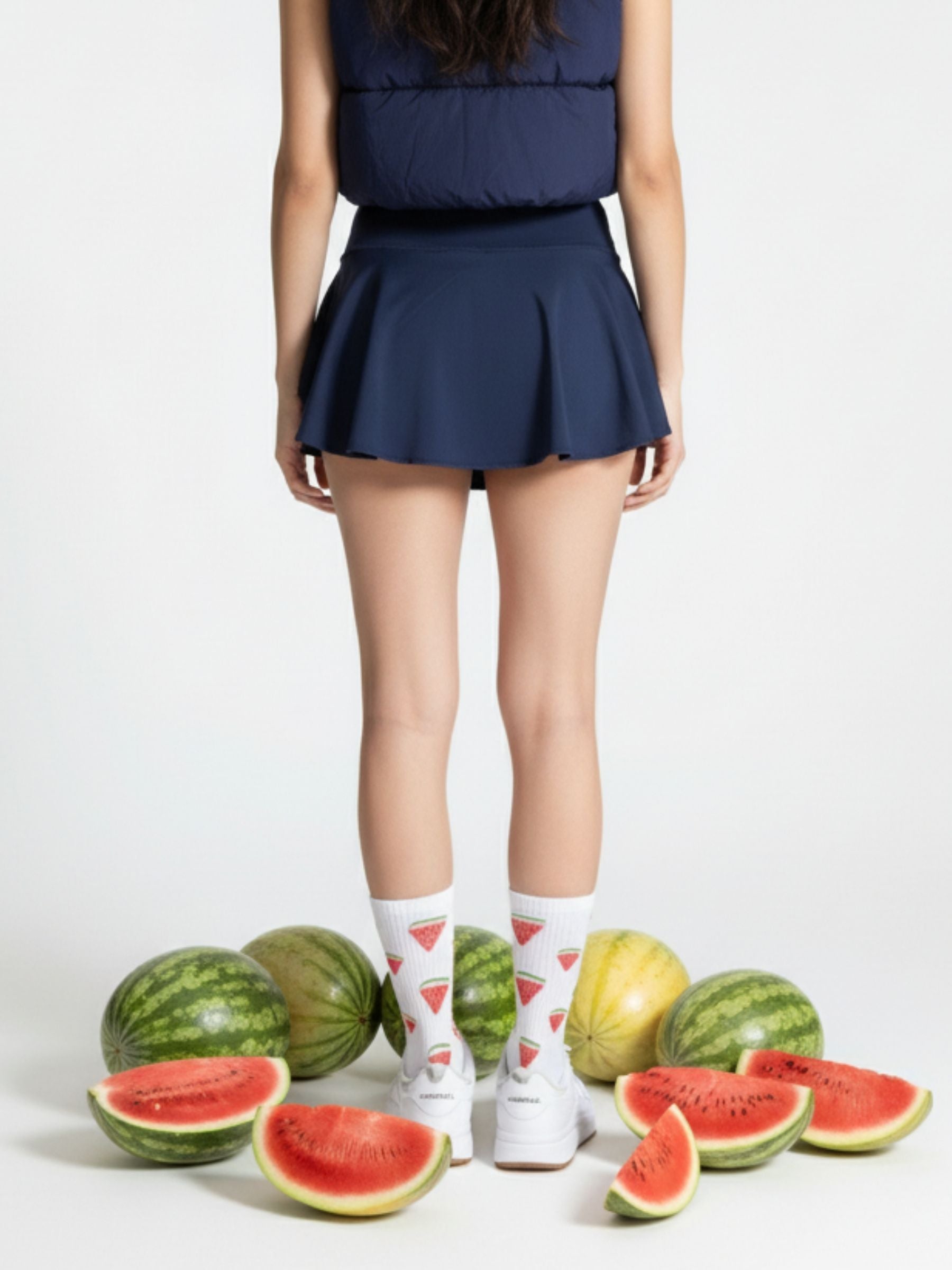 Slice of Summer Crew Socks