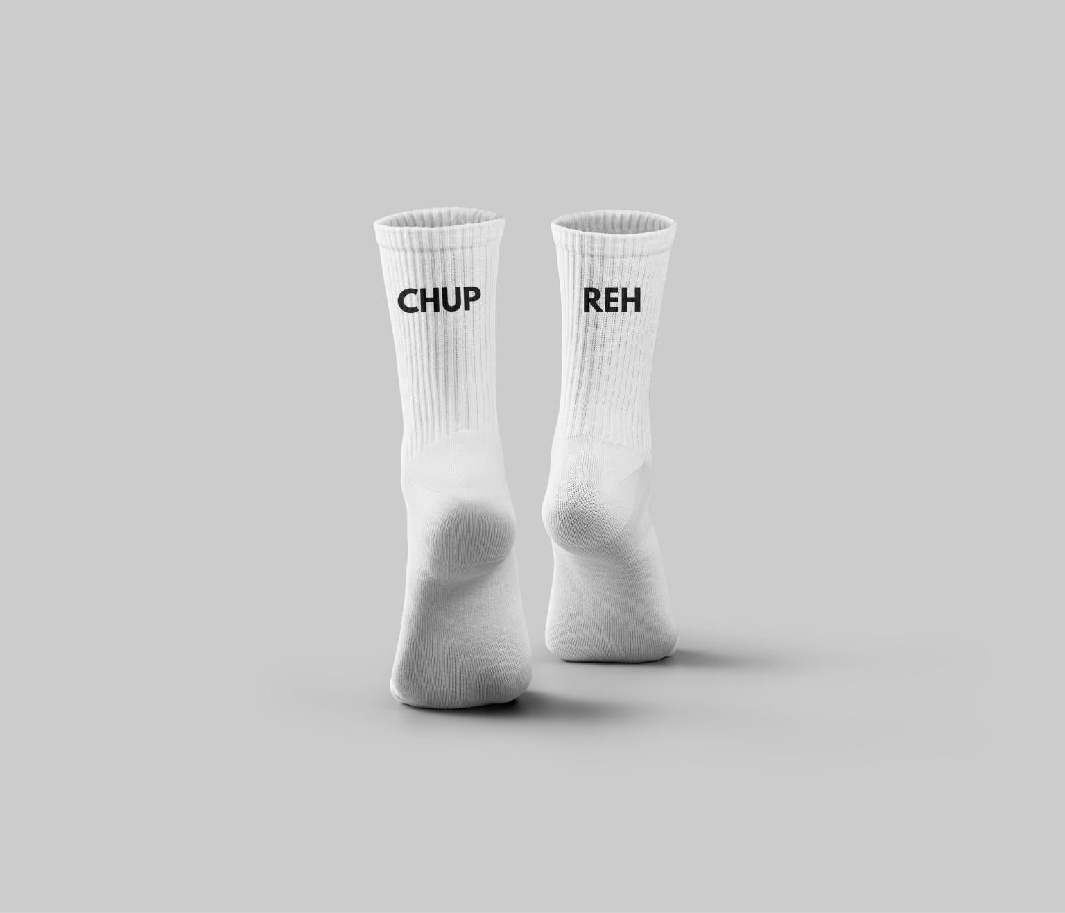 Chup reh quote socks from savage collection unstable socks