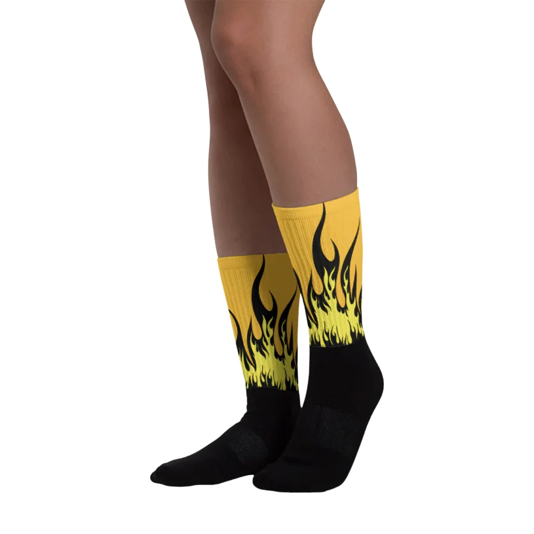 Solar Flames Crew Socks