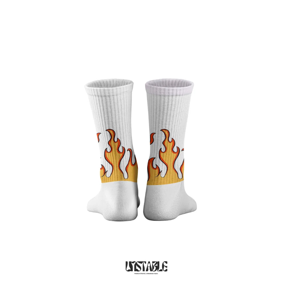 Sunset Flames Crew socks