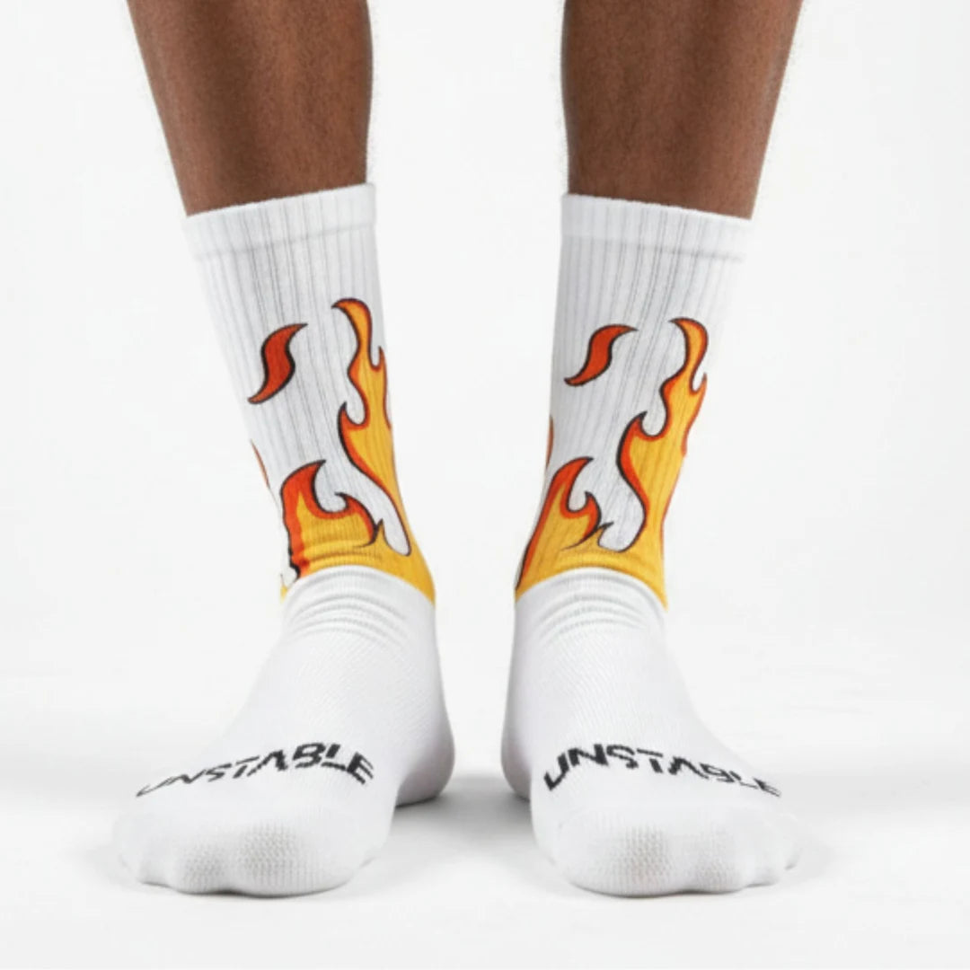 Sunset Flames Crew socks