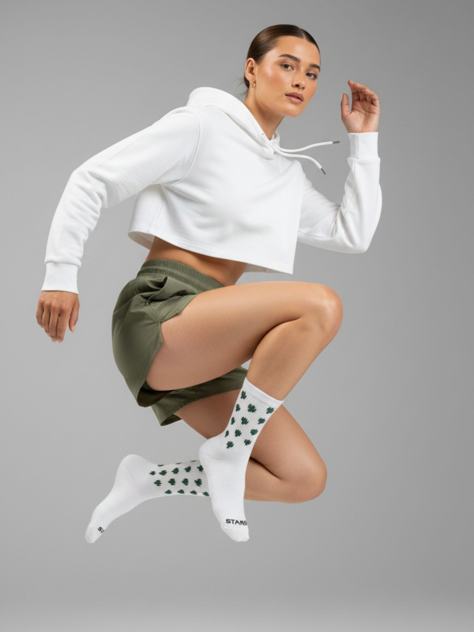 Cute Cacti Crew Socks