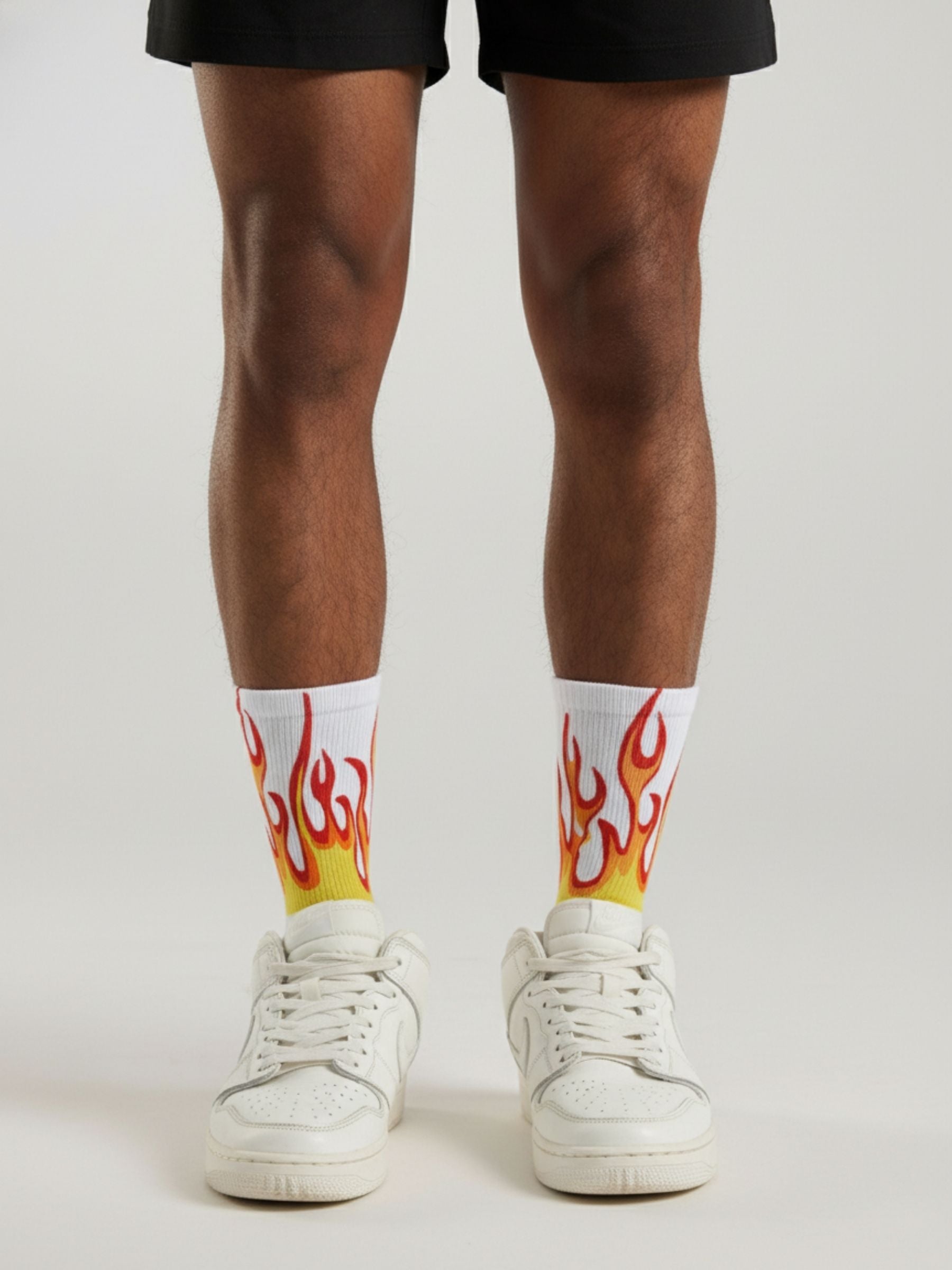 Vintage Flames Crew Socks