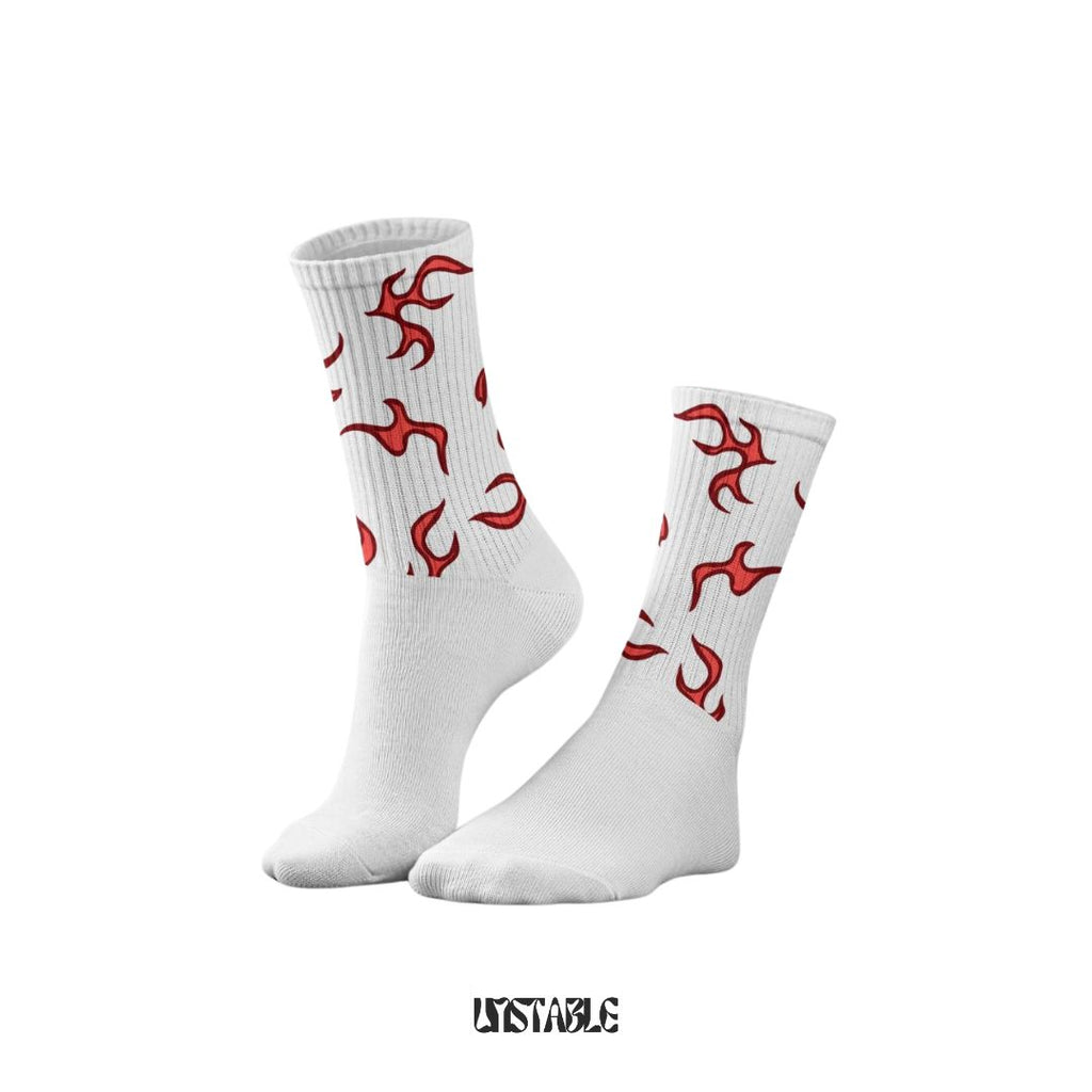 Naruto White Blaze Crew Socks